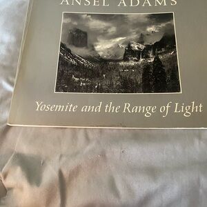Ansel Adams Photography Book “Yosemite and the Range of Light” 1979